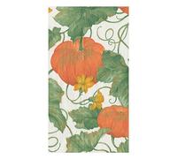 Caspari Heirloom Lot de 2 paquets de 15 serviettes en papier Motif citrouilles Ivoire et orange