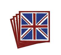 Caspari Lot de 20 Serviettes de Table en Papier Motif Drapeau Britannique
