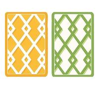 Caspari PC112 Trellis Ensemble de Deux Cartes à Jouer Papier Multicolore 13 x 9,5 x 0,1 cm