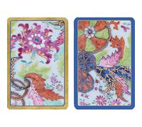 Caspari PC128 Tobacco Leaf Ensemble de Deux Cartes à Jouer Papier Multicolore 13 x 9,5 x 0,1 cm