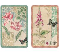 Caspari PC92J Decoupage Ensemble de Deux Cartes à Jouer en Taille Jumbo Papier Multicolore 13 x 9,5 x 0,1 cm
