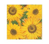 Caspari Sunflowers Paper Luncheon Napkins - 20 Per Package