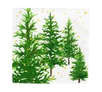 Caspari White Christmas Luncheon Napkins - 20 Per Package