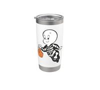 Casper Skeleton Costume Halloween Gobelet isotherme en acier inoxydable double paroi