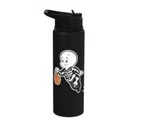 Casper Skeleton Costume Halloween Stainless Steel Insulated Water Bottle