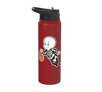 Casper Skeleton Costume Halloween Stainless Steel Insulated Water Bottle