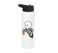 Casper Skeleton Costume Halloween Stainless Steel Insulated Water Bottle