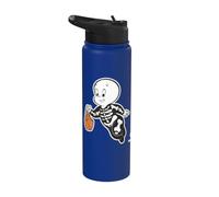 Casper Skeleton Costume Halloween Stainless Steel Insulated Water Bottle