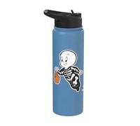 Casper Skeleton Costume Halloween Stainless Steel Insulated Water Bottle