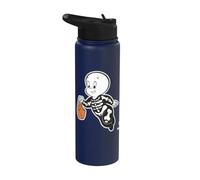 Casper Skeleton Costume Halloween Stainless Steel Insulated Water Bottle