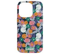 Casper The Friendly Ghost Floral Psychedelic All-Over Print Coque pour iPhone 14 Pro