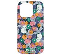 Casper The Friendly Ghost Floral Psychedelic All-Over Print Coque pour iPhone 15 Pro
