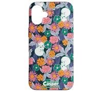 Casper The Friendly Ghost Floral Psychedelic All-Over Print Coque pour iPhone 16 Plus