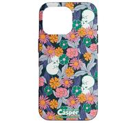 Casper The Friendly Ghost Floral Psychedelic All-Over Print Coque pour iPhone 16 Pro