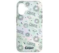 Casper The Friendly Ghost Green Cosmic All-Over Print Coque pour iPhone 16
