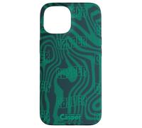 Casper The Friendly Ghost Green Psychedelic All-Over Print Coque pour iPhone 15