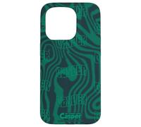 Casper The Friendly Ghost Green Psychedelic All-Over Print Coque pour iPhone 15 Pro