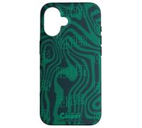 Casper The Friendly Ghost Green Psychedelic All-Over Print Coque pour iPhone 16
