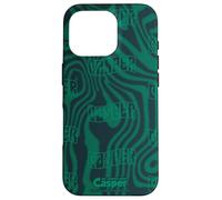 Casper The Friendly Ghost Green Psychedelic All-Over Print Coque pour iPhone 16 Pro