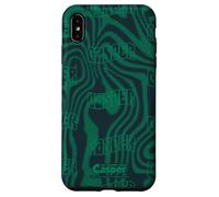 Casper The Friendly Ghost Green Psychedelic All-Over Print Coque pour iPhone XS Max