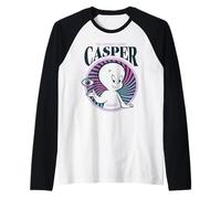 Casper The Friendly Ghost Hypnotic Spiral Manche Raglan