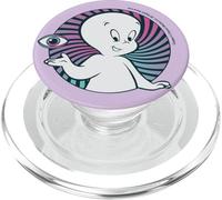 Casper The Friendly Ghost Hypnotic Spiral PopSockets PopGrip pour MagSafe