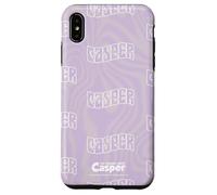 Casper The Friendly Ghost Purple Psychedelic All-Over Print Coque pour iPhone XS Max