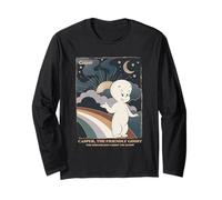 Casper The Friendly Ghost Rainbow Night Sky Manche Longue