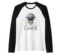 Casper The Friendly Ghost Twin Ghosts & Haunted Manor Manche Raglan