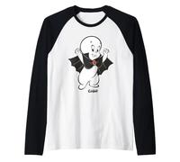 Casper The Friendly Ghost Vampire Halloween Manche Raglan