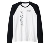 Casper The Friendly Ghost Vertical Logo Manche Raglan