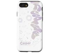 Casper The Friendly Ghost Vertical Logo Purple Tones Coque pour iPhone SE (2020) / 7/8