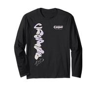 Casper The Friendly Ghost Vertical Logo Purple Tones Manche Longue