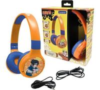Casque 2 en 1 Bluetooth et Filaie confortable et pliable avec limitation de son Naruto