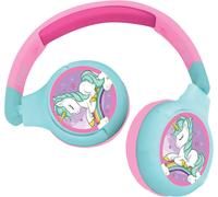 Casque 2 En 1 Licorne Bluetooth Et Filaire Avec Limitation De Son Rose TU