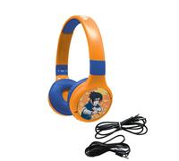 Casque 2 en 1 Bluetooth® et Filaie confortable et pliable avec limitation de son Naruto
