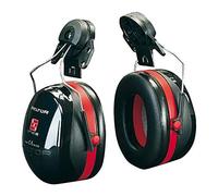 Casque 3M H540P3H-413-SV Peltor Optime Iii Att., Noir/rouge
