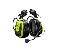Casque 3M PELTOR WS ALERT X+, 30 dB, technologie Bluetooth MultiPoint, fixation au casque, compatible avec les applications mobiles, jaune vif, MRX21P3E3WS7 x1 morceau
