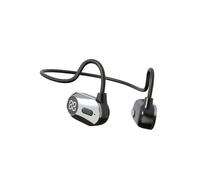 Casque 6.0 à Conduction Osseuse qui Ne Fait Pas Mal Aux Oreilles, Casque Étanche IPX5 pour les Entraînements, Noir
