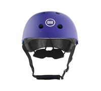 Casque 837 Urban de BHR pour Scooter électrique et Trottinette - Casque de Ville homologué CE pour Enfants et Adultes - Casque pour vélo, VTT, BMX, Skateboard, Roller - Bleu Mat, L