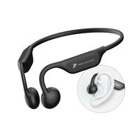Casque à conduction osseuse Bluetooth 5.4 à oreilles ouvertes avec micro 10 heures de lecture, écouteurs de course sans fil, étanchéité IPX5, écouteurs de sport ouverts pour l'entraînement, le