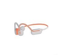 Casque à conduction osseuse IPX8 étanche 32 Go lecteur MP3 sans fil pour la natation, la course à pied, le cyclisme, le sport, noir (gris-orange)