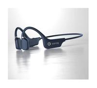 Casque à Conduction Osseuse - Réduction du bruit en appel - Bluetooth 5.0 - Résistant à la transpiration - Bleu