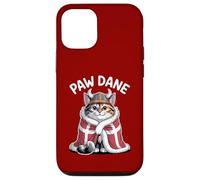 Casque à Cornes pour Chat Viking - Paw Dane Denmark Pride Coque pour iPhone 12/12 Pro
