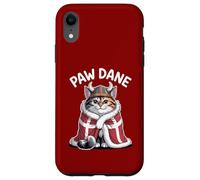 Casque à Cornes pour Chat Viking - Paw Dane Denmark Pride Coque pour iPhone XR