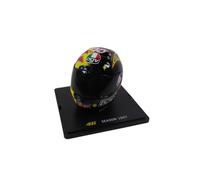 - Casque à l'échelle 1/5 de Valentino Rossi Moto GP Saison 1997 Compatible avec Aprilia RS125 - CR004