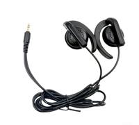 Casque à oreille unique avec câble de 1 m pour guides de musée (A) | Transmission claire, design à une oreille, garde la conscience ambiante, idéal pour les guides touristiques et les