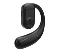 Casque à Oreille Unique avec Micro Antibruit, Confortable à Porter Pendant de Longues Périodes, Transfert de Son Clair pour Une Expérience de Conversation Face à Face (Black)