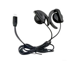 Casque à oreille unique pour guides de musée (B) 1 m | Transmission claire, design à une oreille, garde la conscience ambiante, idéal pour les guides touristiques et les