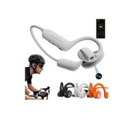 Casque à oreilles ouvertes avec caméra intelligente 8MP, à oreilles | Casque E12 à conduction osseuse, caméra POV mains libres, traduction IA et conversation intelligente